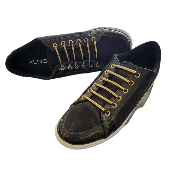 ALDO Gimello Gold Bar Sneakers - Picture 2 of 12